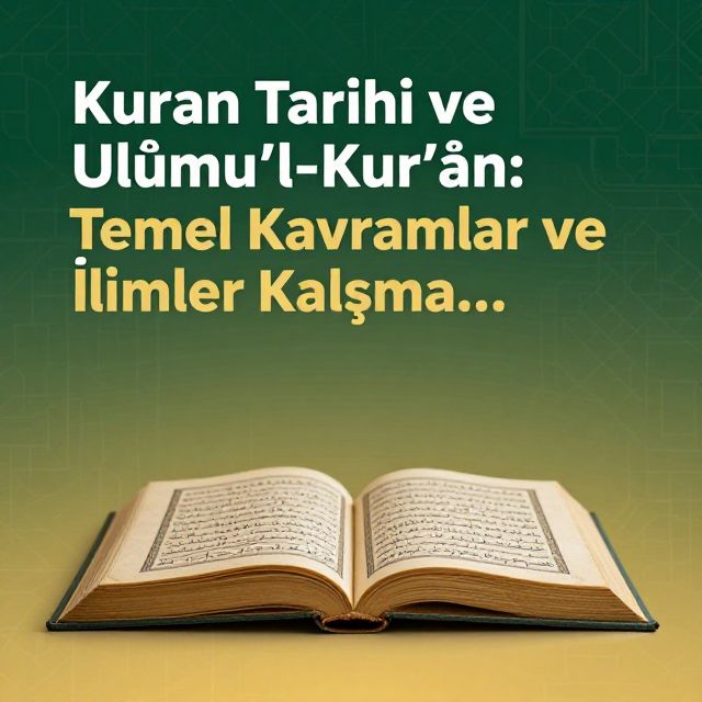 Kur'an İlimleri ve Tefsir Usulü Temelleri