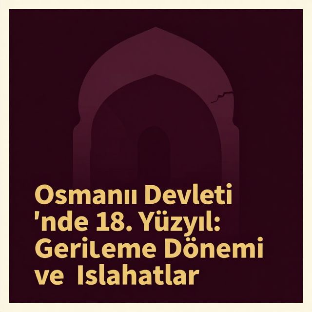 Osmanlı Devleti'nde 18. Yüzyıl: Gerileme Dönemi ve Islahatlar