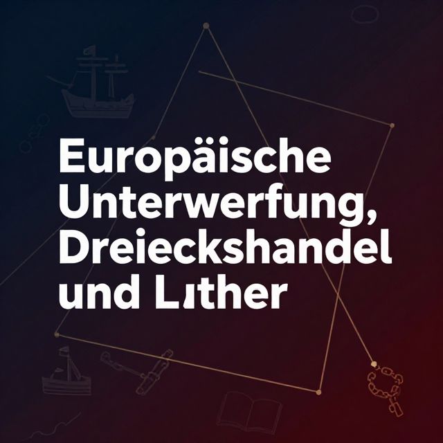 Europäische Unterwerfung, Dreieckshandel und Luther