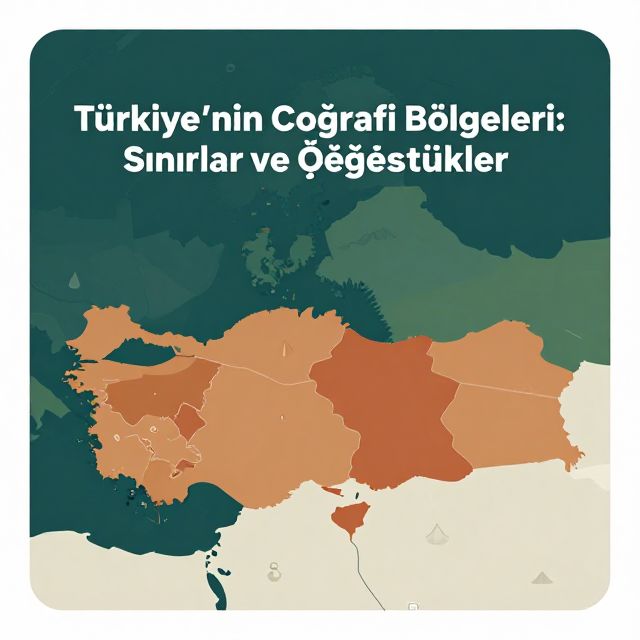 Türkiye'nin Coğrafi Bölgeleri: Sınırlar ve Özellikler