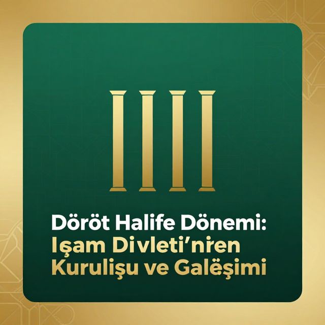 Dört Halife Dönemi: İslam Devleti'nin Kuruluşu ve Gelişimi