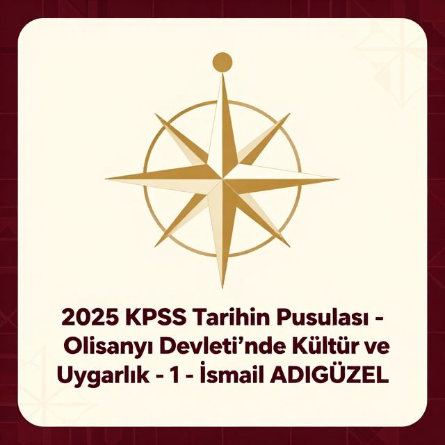 Osmanlı Kültür ve Uygarlığına Giriş