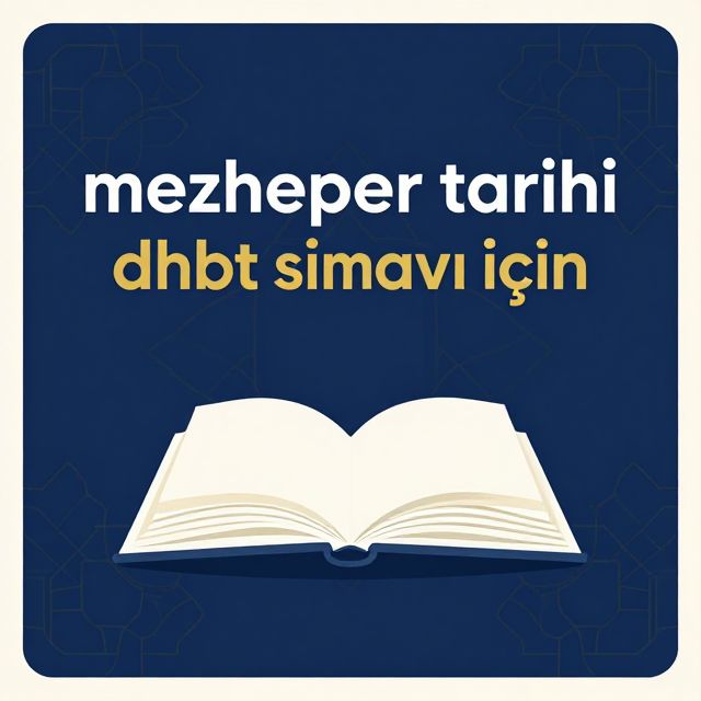 DHBT İçin Mezhepler Tarihi Rehberi