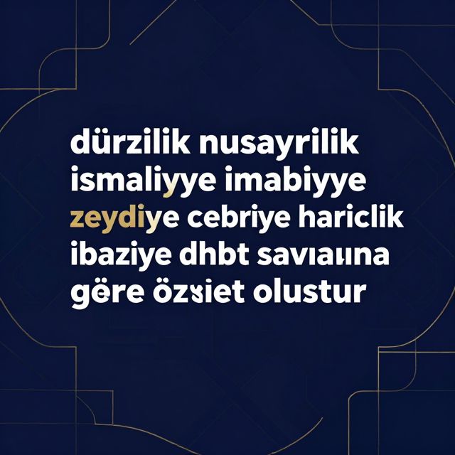 İslam Mezhepleri: DHBT İçin Önemli Fırkalar