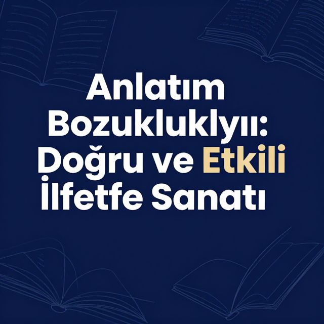 Anlatım Bozuklukları: Doğru ve Etkili İfade Sanatı
