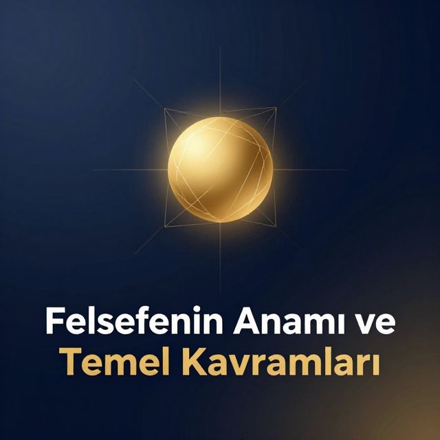Felsefenin Anlamı ve Temel Kavramları