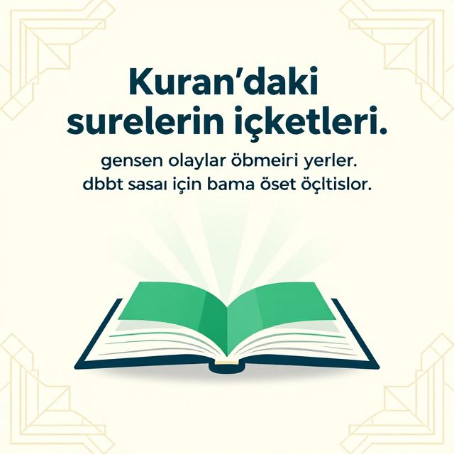 Kur'an Surelerinin İçerikleri: DBBT Sınavı İçin Rehber
