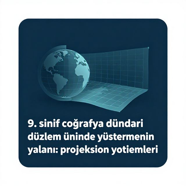 Dünyayı Düzlemde Gösterme: Projeksiyon Yöntemleri