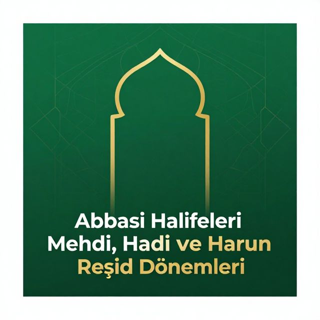 Abbasi Halifeleri Mehdi, Hadi ve Harun Reşid Dönemleri