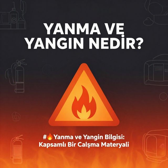 Yanma ve Yangın Bilgisi: Temeller ve Söndürme Yöntemleri