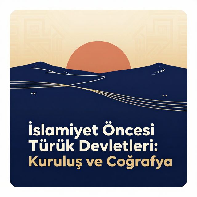 İslamiyet Öncesi Türk Devletleri: Kuruluş ve Coğrafya
