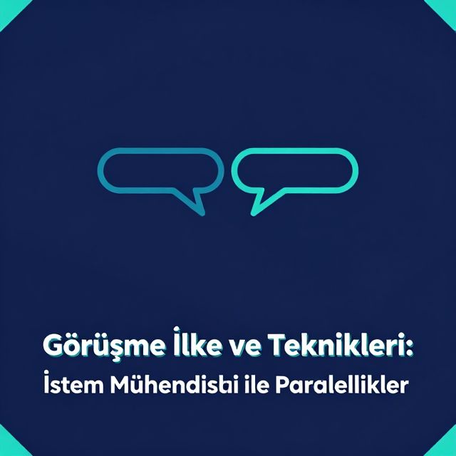 Görüşme İlke ve Teknikleri: İstem Mühendisliği ile Paralellikler