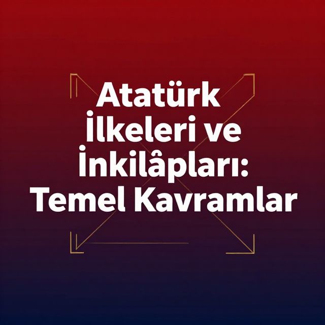 Atatürk İlkeleri ve İnkılâpları: Temel Esaslar