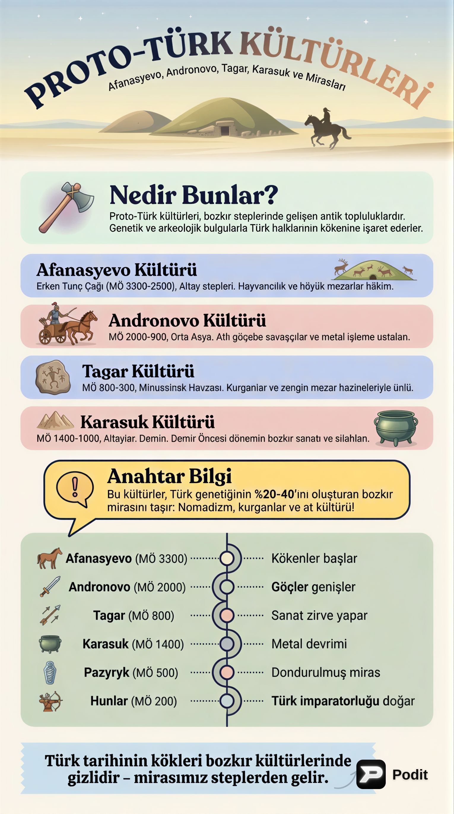 Tarihi İsimler ve Gruplar Üzerine Bir İnceleme - görsel özet infografik