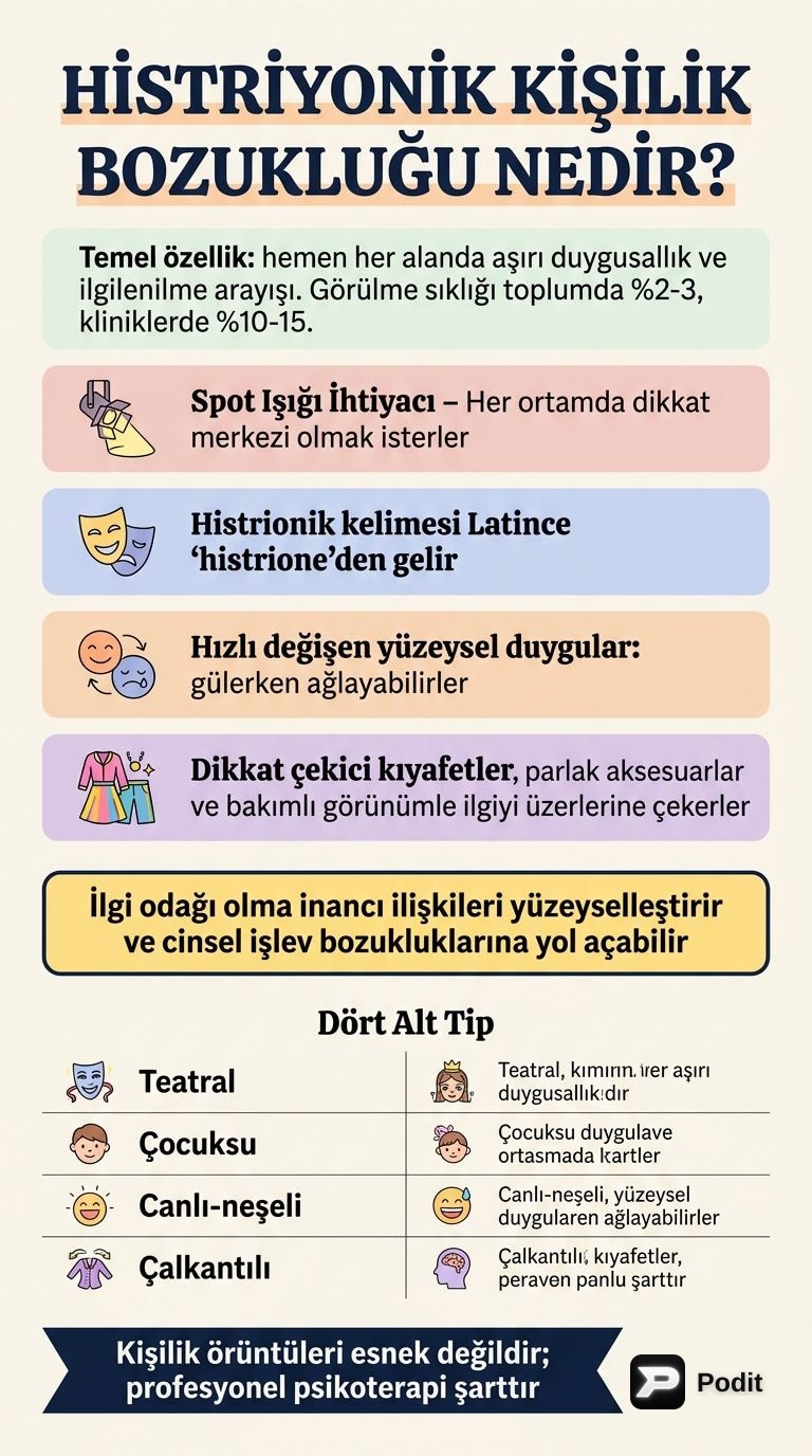Kişilik Bozuklukları: Tanımlar ve Tedavi Zorlukları - görsel özet infografik