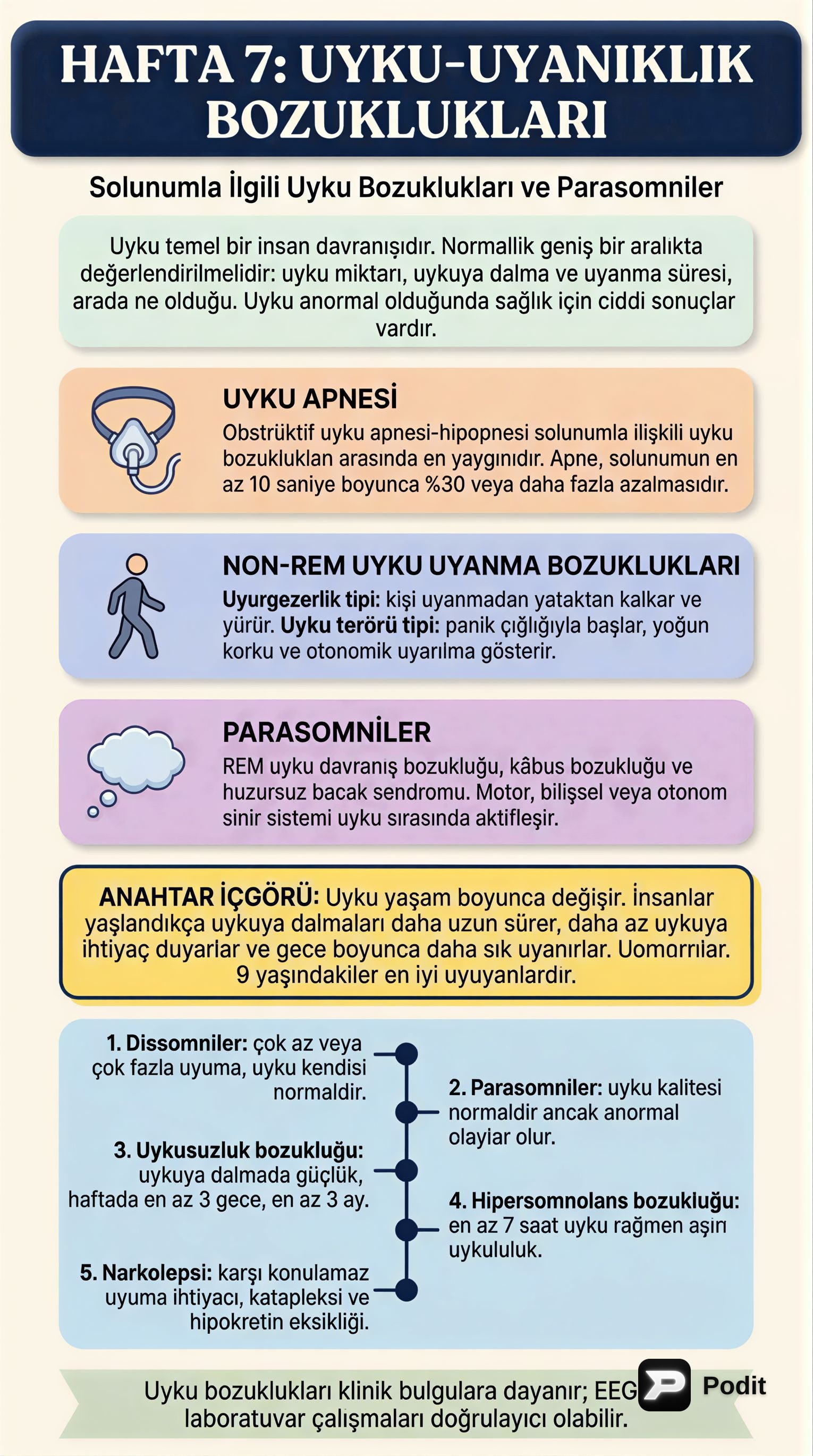 Ruhsal Bozukluklar ve Tanısal Yaklaşımlar - görsel özet infografik