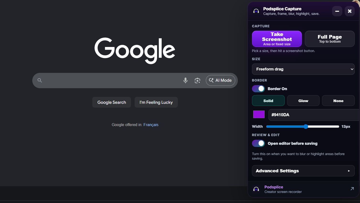 Podsplice capture - Take Screenshot.png