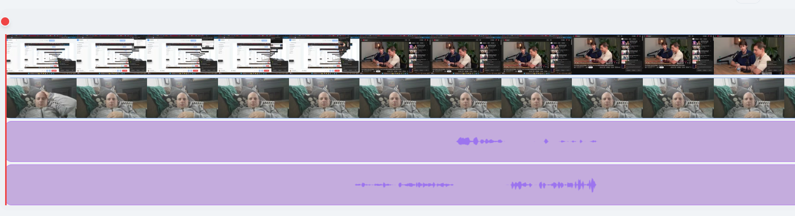 Podsplice 4 separate track screen recording - mic, system audio, screen, webcam