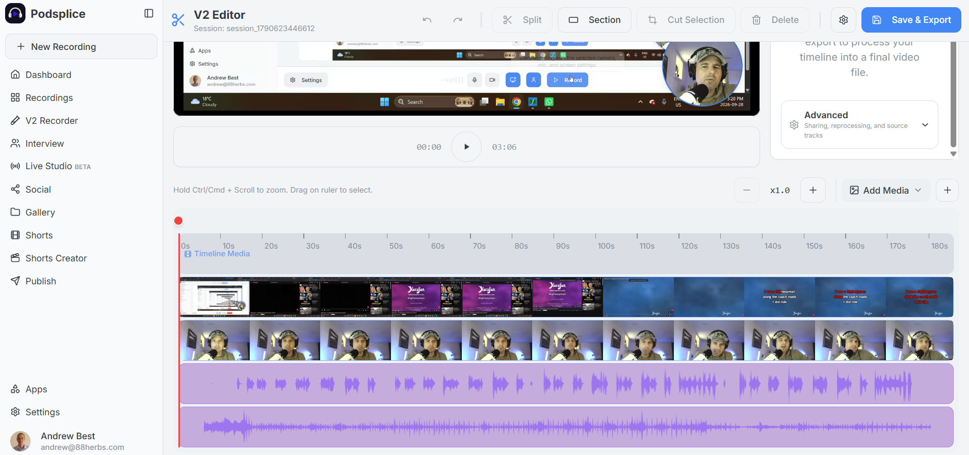 Saved reaction video Podsplice editor.png
