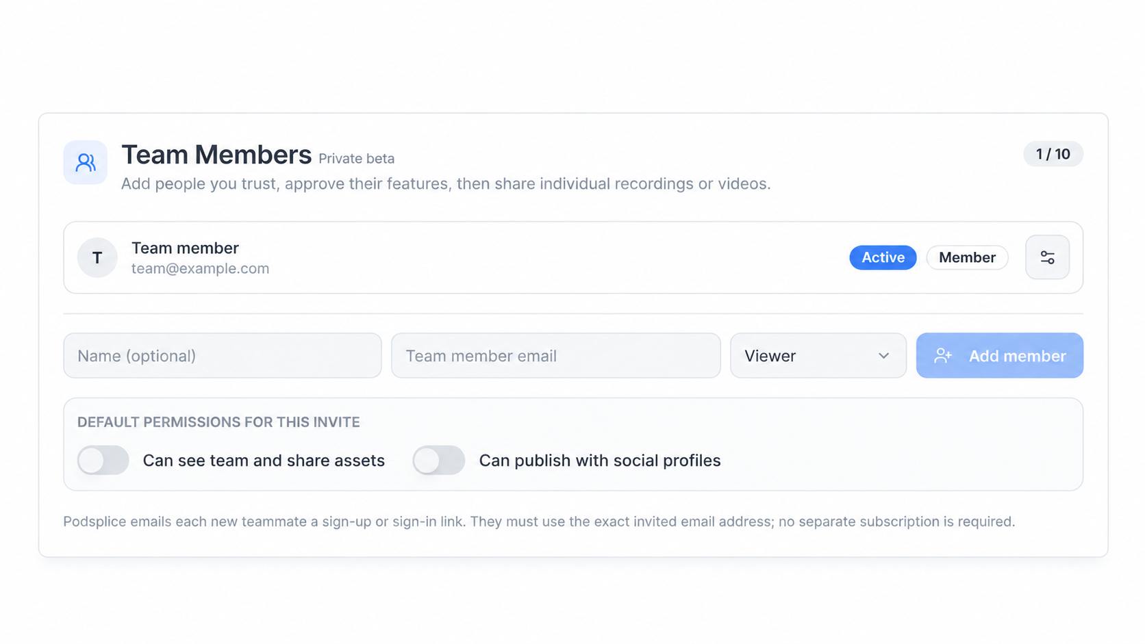 multiple team members for content creation