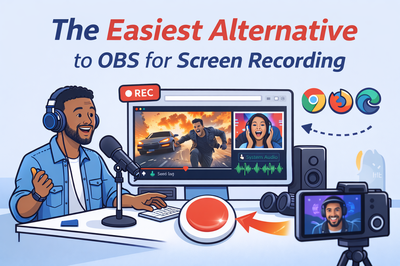 The Easiest Alternative to OBS for Screen Recording