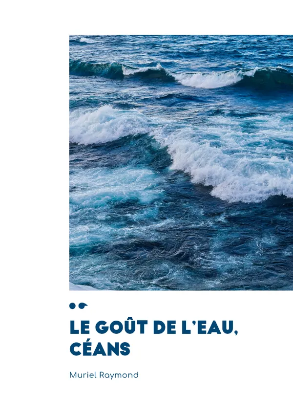 Cover of Le goût de l’eau, céans