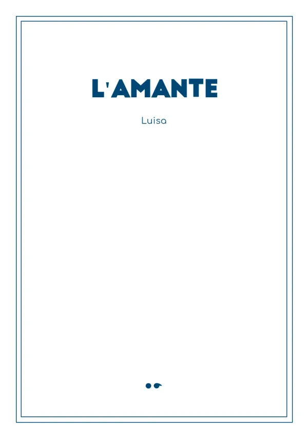 Cover of L'AMANTE