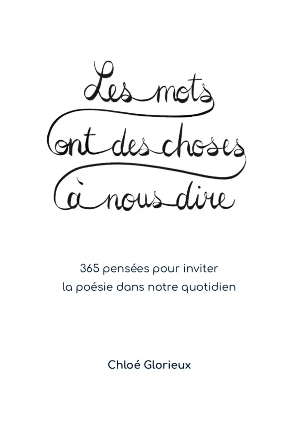Cover of Les mots ont des choses à nous dire