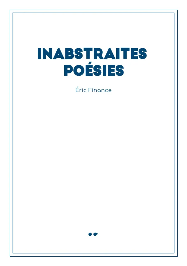 Cover of Inabstraites poésies