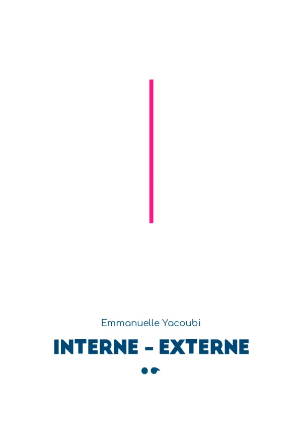 Cover of INTERNE - EXTERNE