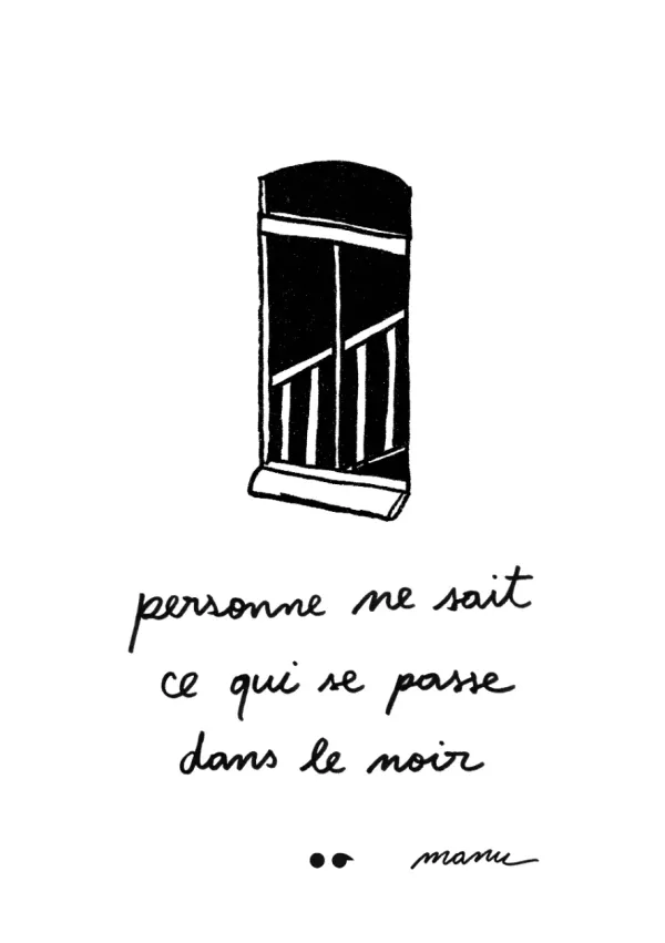 Cover of Personne ne sait ce qui se passe dans le noir