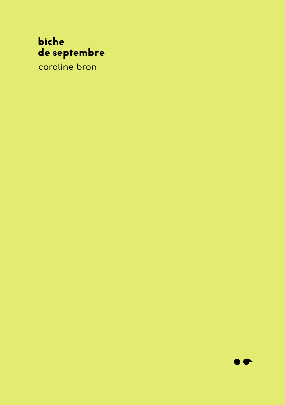 Cover of Biche de septembre