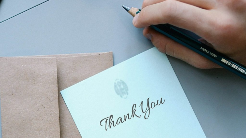 Thank  You Card Writers!