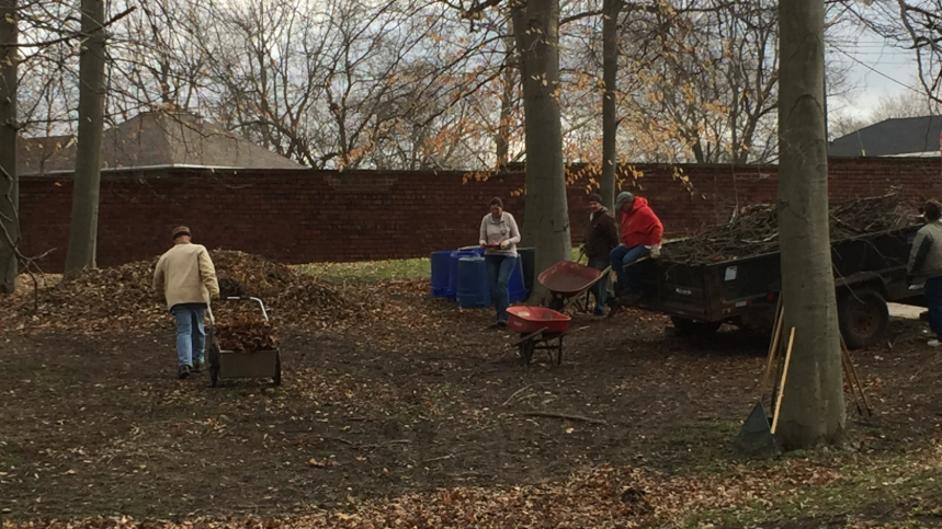 Do yard work and light construction at the Lew Wallace Study