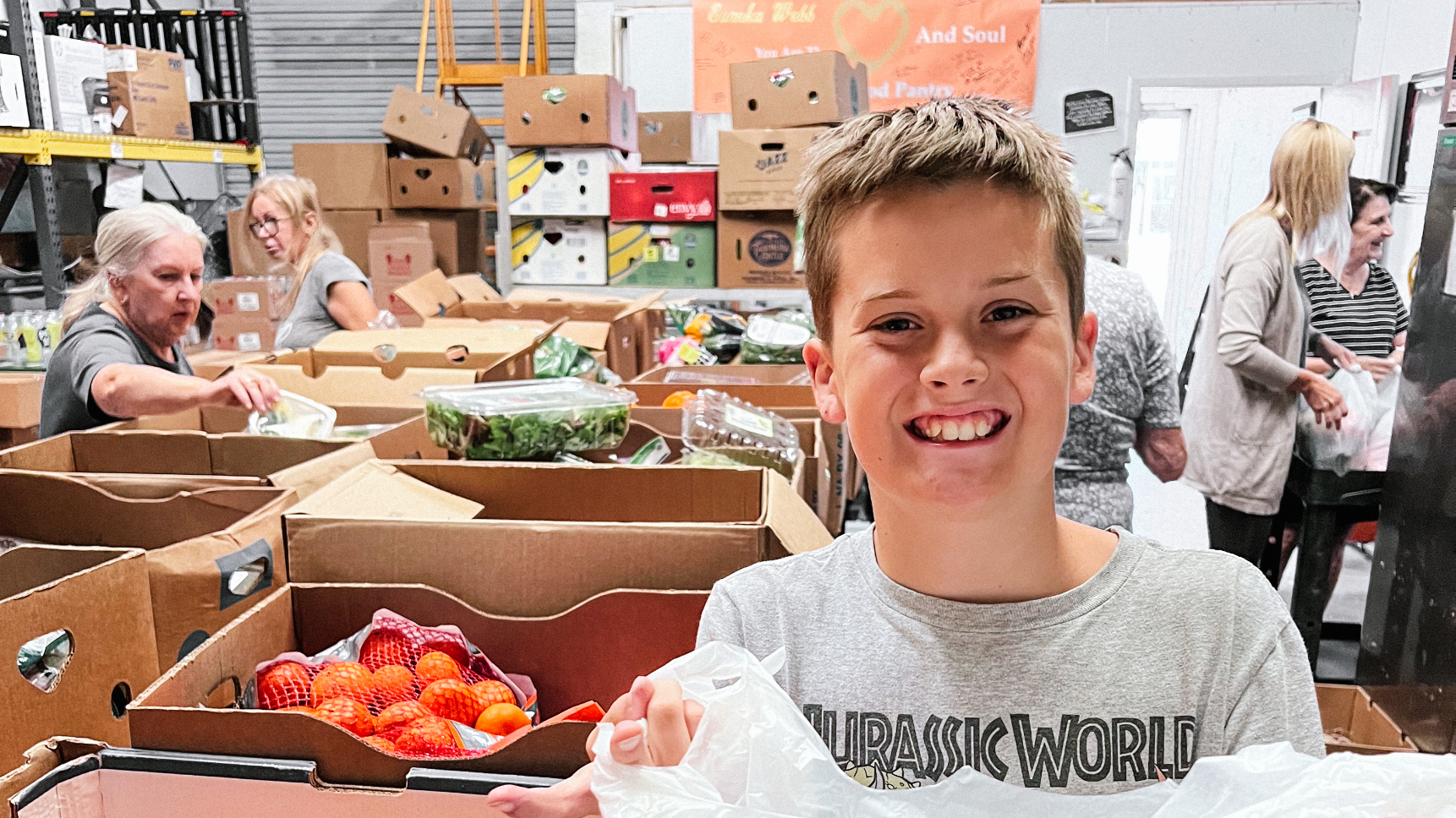 Help Sort & Pack Food For People That Needs It