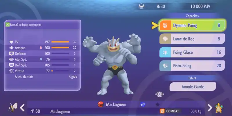 Pokémon Champions : un code Cadeau Mystère offre Mackogneur gratuitement