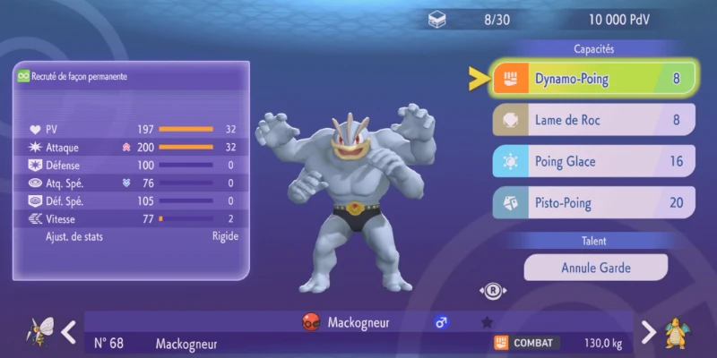 Pokémon Champions : un code Cadeau Mystère offre Mackogneur gratuitement