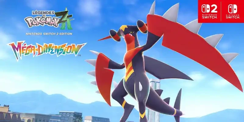 Légendes Pokémon : Z-A – Méga-Dimension dévoile Méga-Carchacrok Z