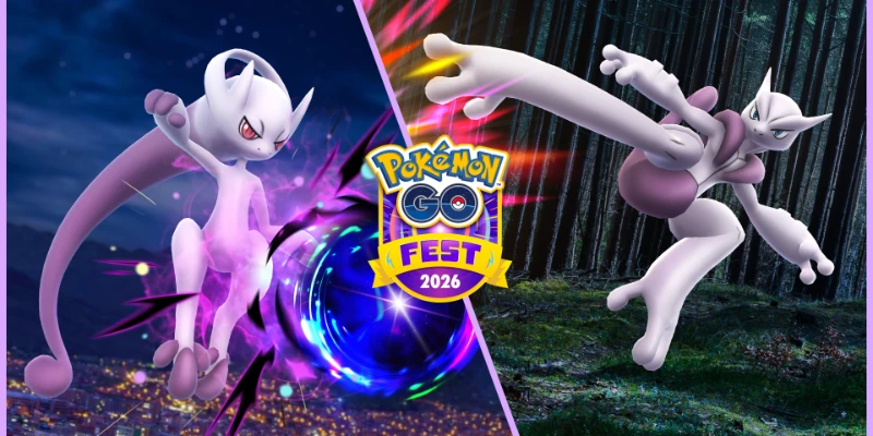 Méga-Mewtwo X et Méga-Mewtwo Y feront leurs débuts au Pokémon GO Fest 2026