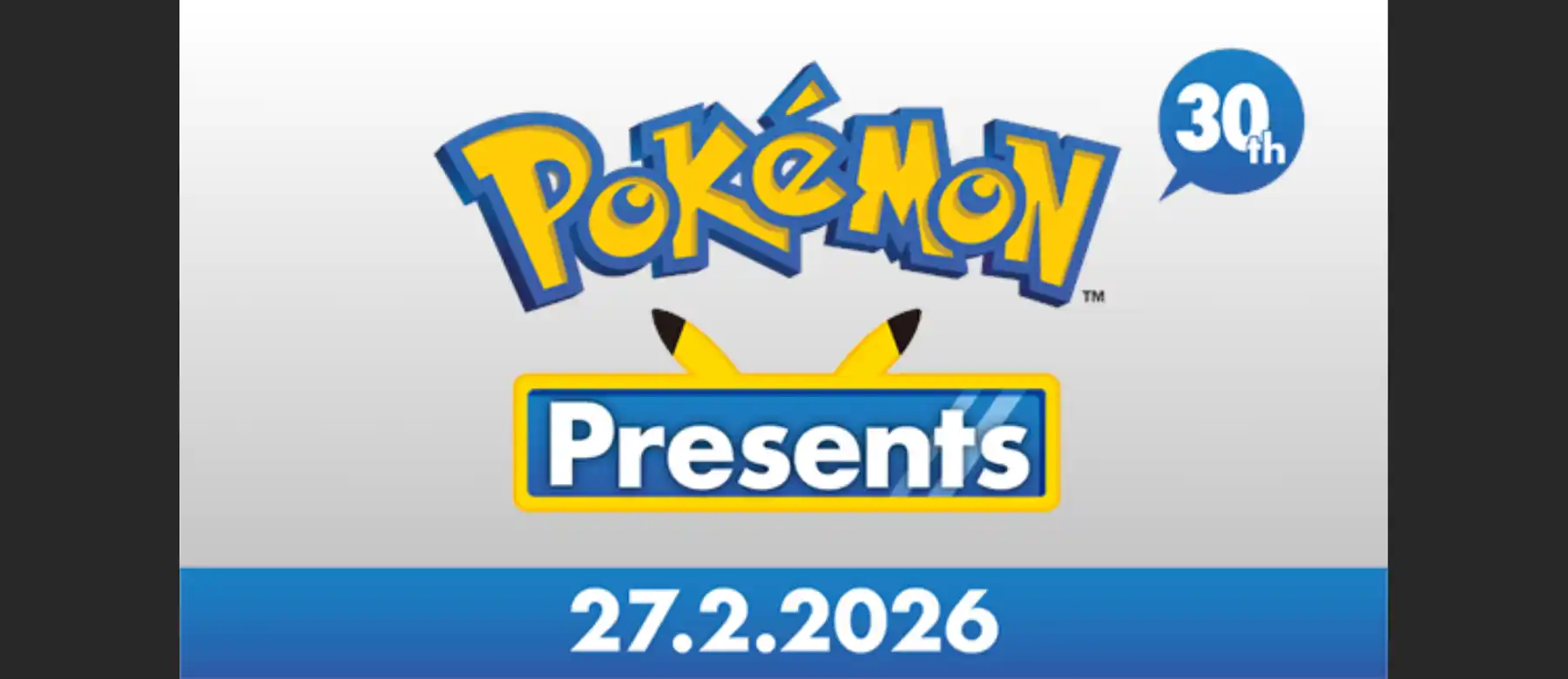 Pokémon Presents confirmé pour le 27 février 2026