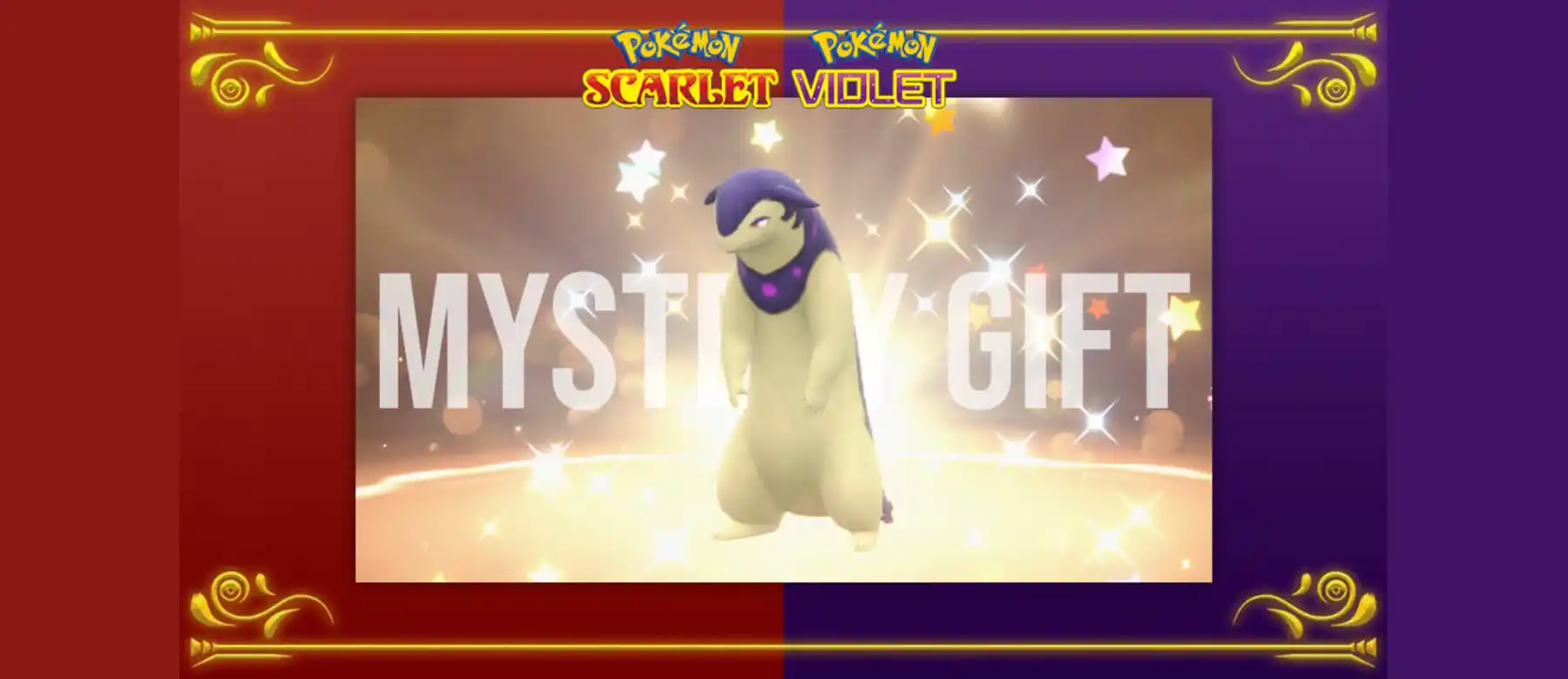 Un Typhlosion de Hisui spécial offert via Cadeau Mystère dans Pokémon Écarlate et Violet