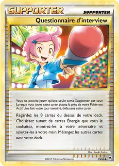 Questionnaire d'interview
