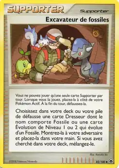 Excavateur de fossiles