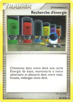 Recherche d'énergie