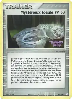 Mystérieux fossile