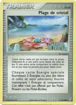 Plage de cristal