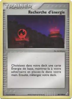 Recherche d'énergie