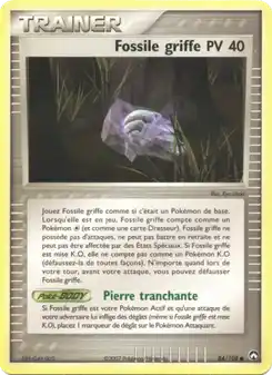 Fossile griffe