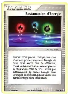 Restauration d'énergie