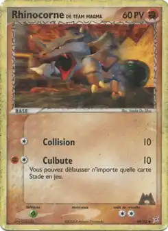Rhinocorne de Team Magma